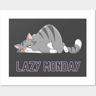 lazy monday Posters and Art